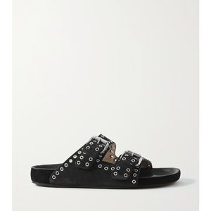 Isabel Marant Lennyo studded suede slides. Size 37